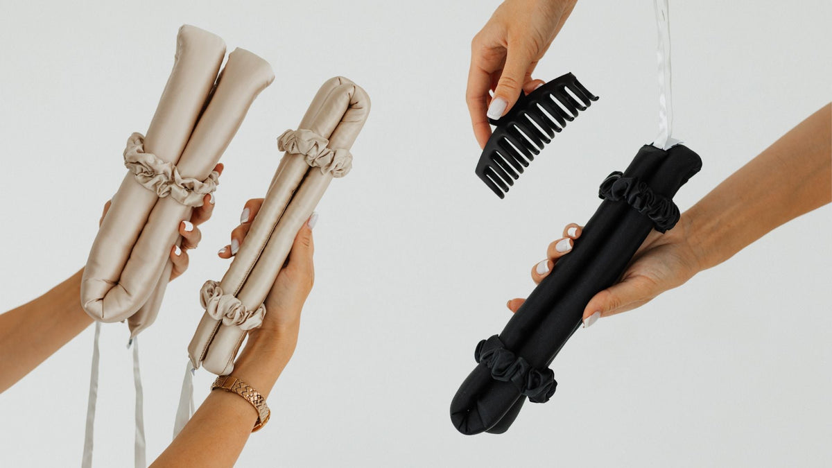 Silk vs Satin Heatless Curlers: What Does the Material Actually Change?