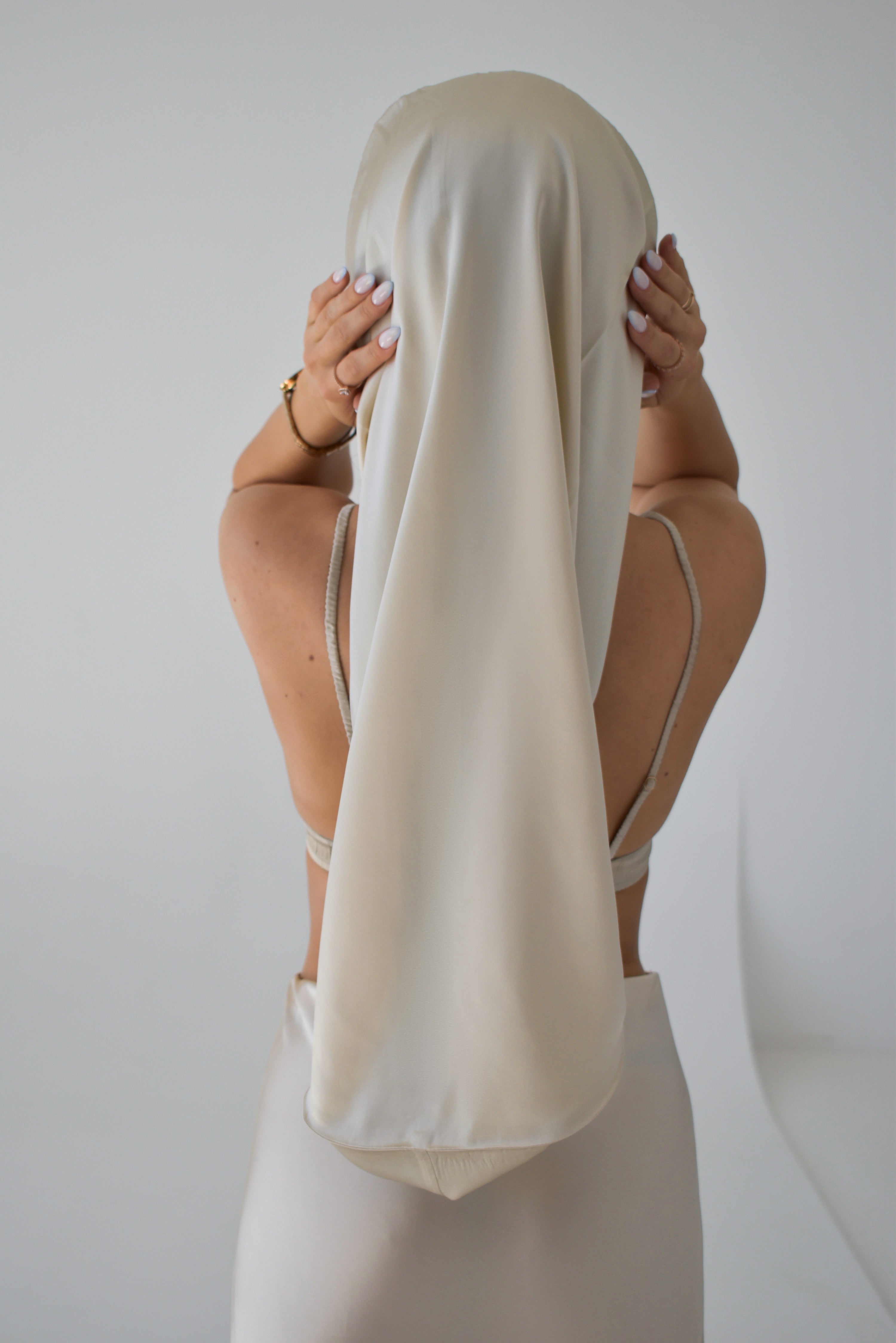 Extra Long Silk Sleeping Bonnet