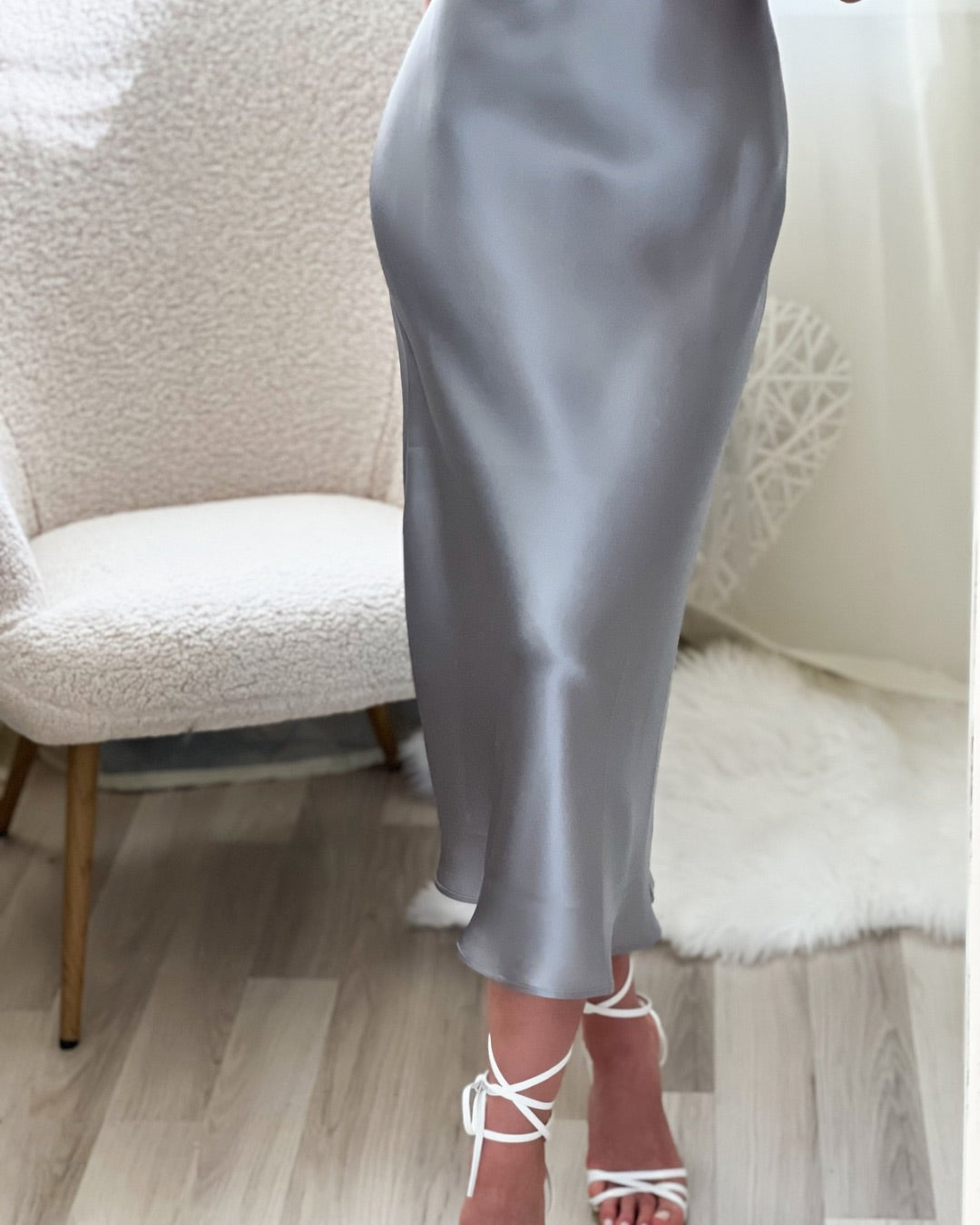 Long Silk slip dress