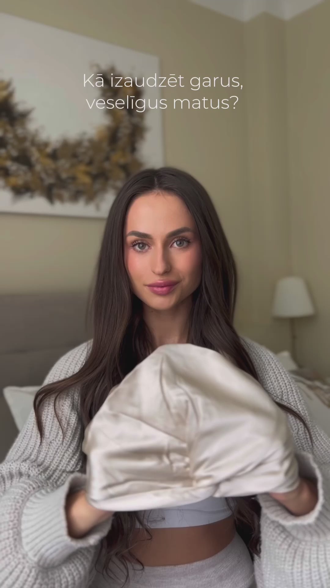 Zīda miega cepurīte