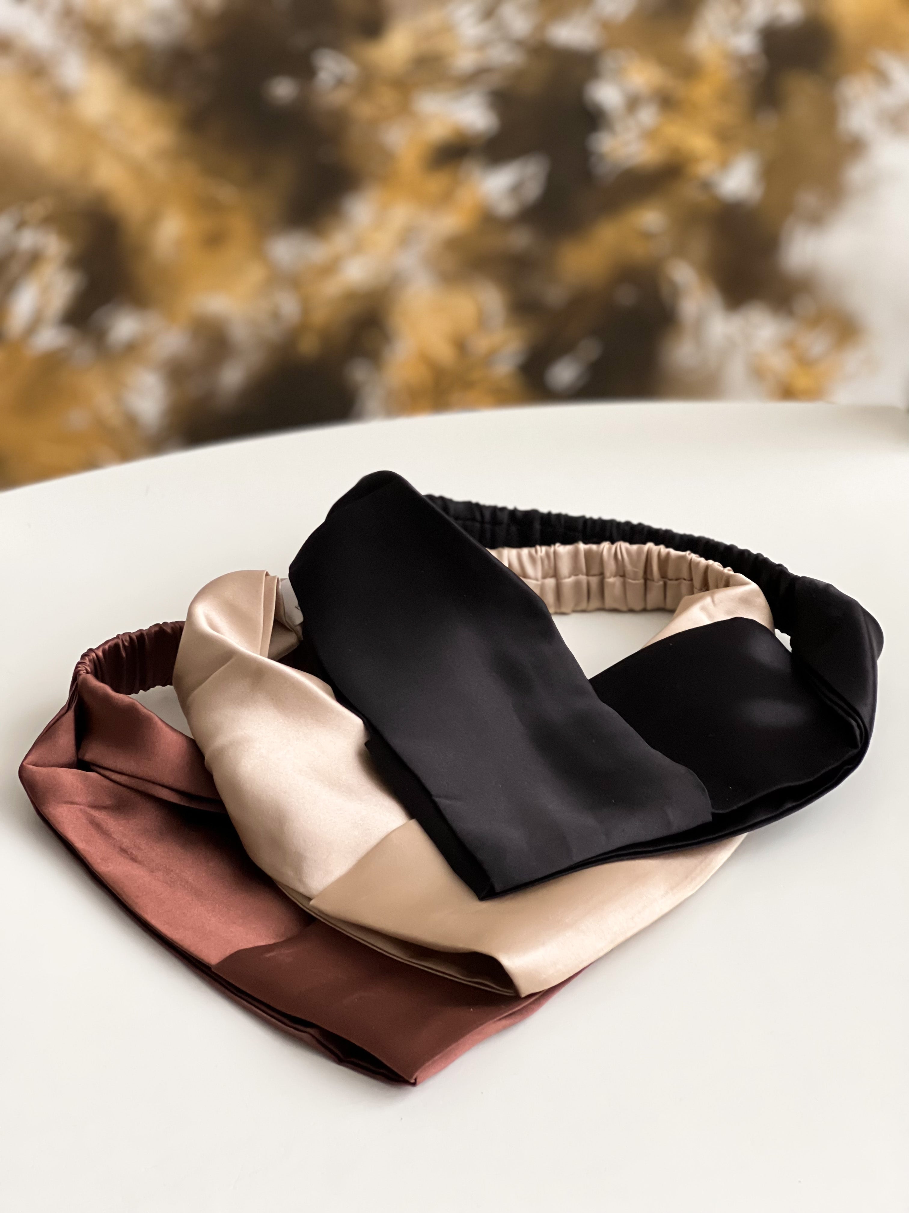 Silk hairbands, kaleja silks, kaleja store, headband, hairband, matu lenta, galvas lenta, zīds, mulberry,