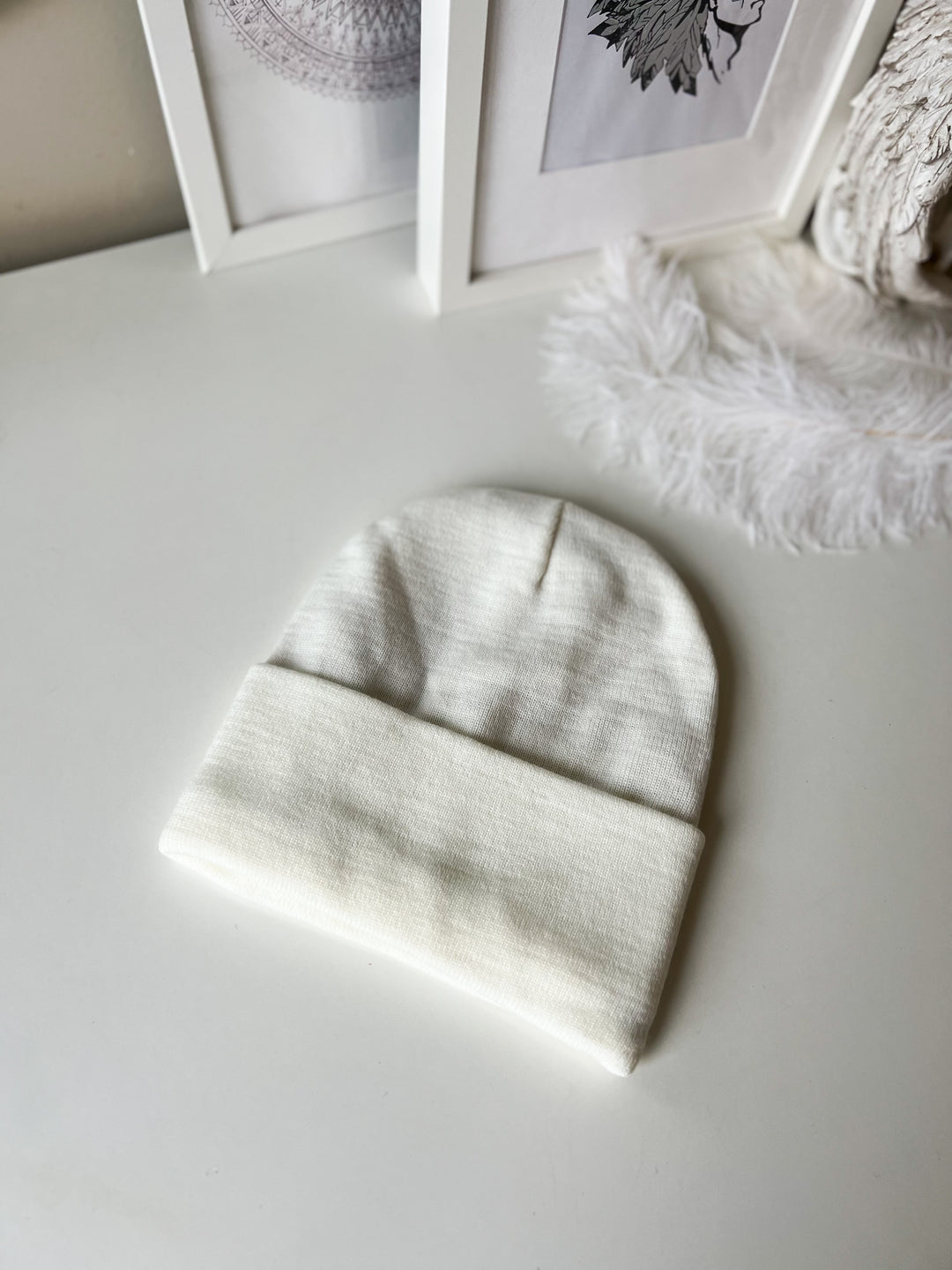Beanie hat with satin lining