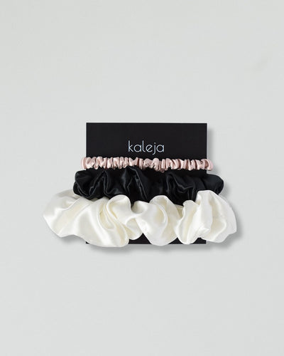 TRIO Silk hair tie sets