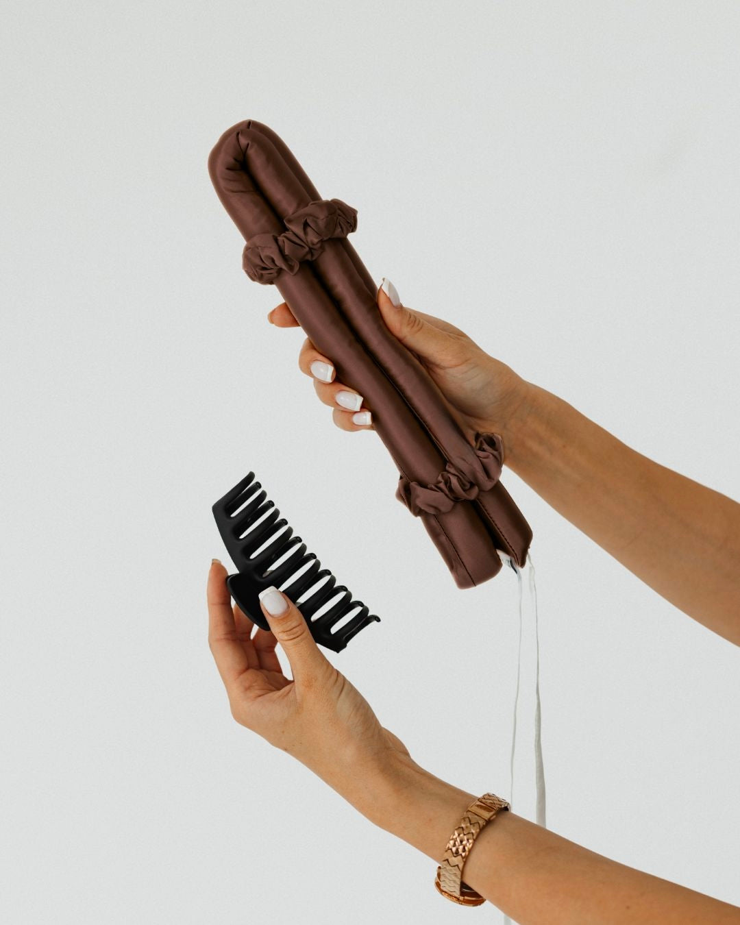 KLASISKĀ zīda matu ruļļa komplekti