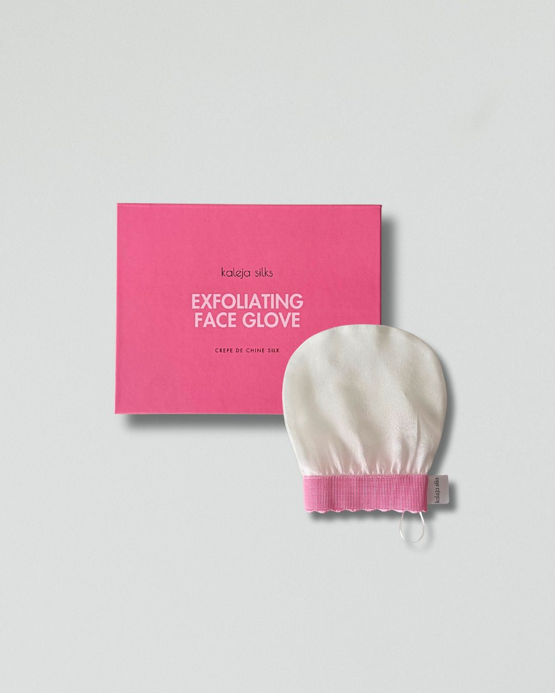 Silk exfoliating peeling FACE glove