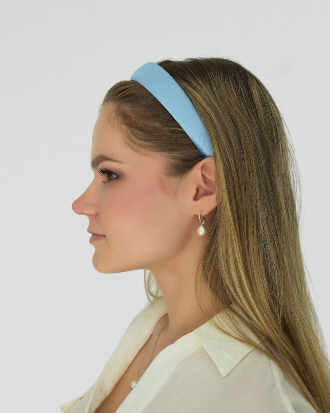 Padded satin headband