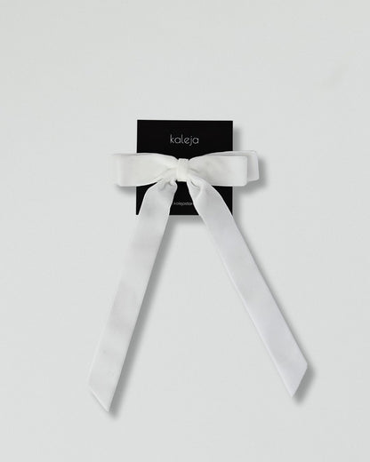 Ribbon bow hair clip