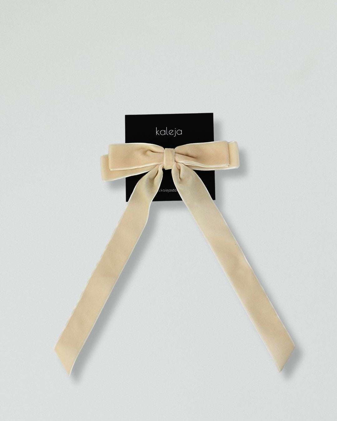 Ribbon bow hair clip