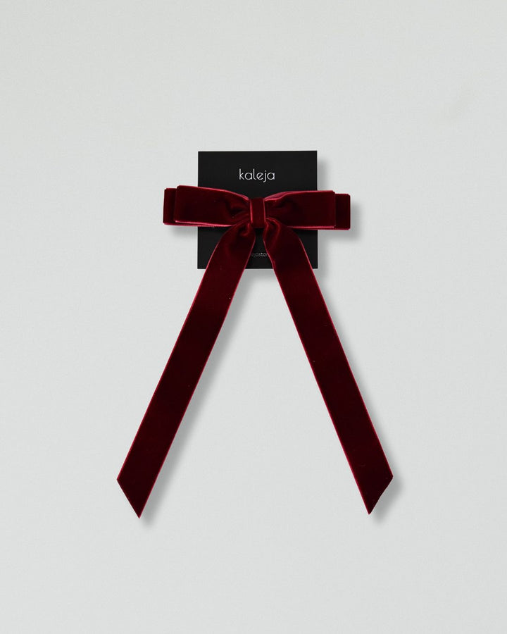 Ribbon bow hair clip