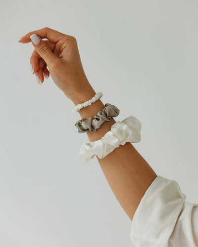 TRIO Silk hair tie sets