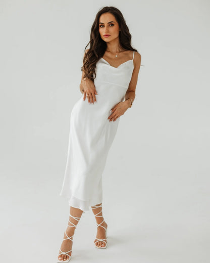 Long Silk slip dress