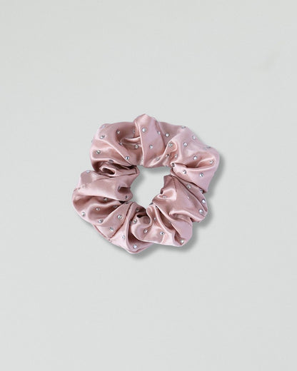 M Crystal silk hair ties