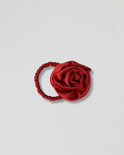 Silk Rose hair ties