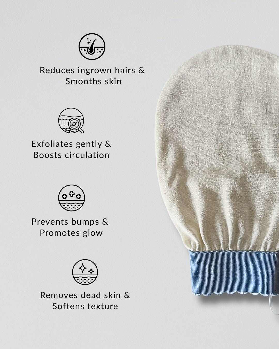 Raw Silk Exfoliating Body Glove