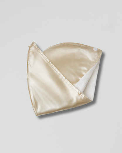 Double sided hair towel/turban