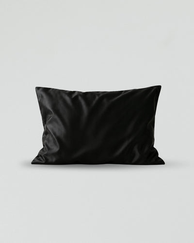 black silk pillowcase
